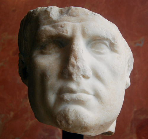 myglyptothek: Agrippa. From Rusicada, Algeria. 45-50 AD. Parian marble.  Musée du Louvre