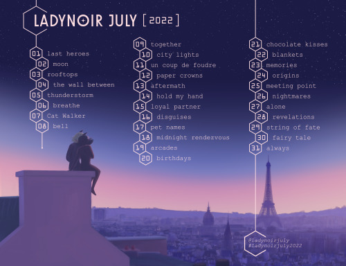 ladynoirjuly: LadyNoir July 2022 is almost here! We are very excited for this year’s event and