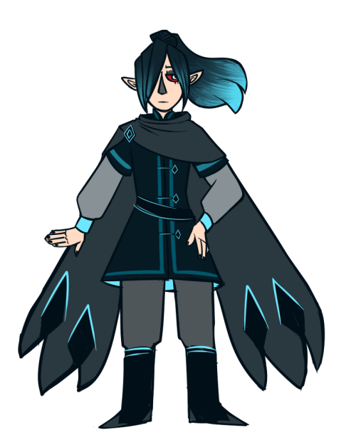 Toumilosc straight up refused to have permanent wings as a gijinka, only a cool edgy cloak/cape.