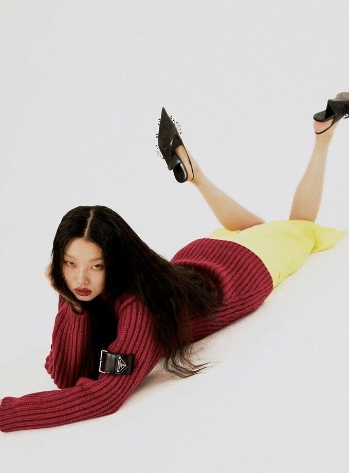 modelsof-color:Yoon Young Bae by Park Ja Wook for Singles Magazine March 2022