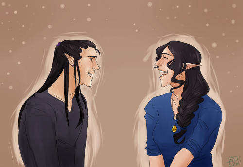 igglespiggles:Vax talking to his sister about love is my new aesthetic. Based off this adorable shot