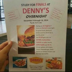 Dennys:  Ladysilvert0Ngue:  #Repost For All My College Friends Out There 😂 #Dennys