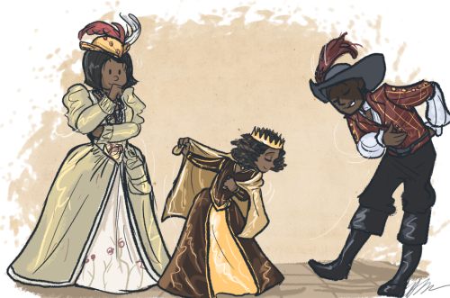 I just had to draw the family from this post!