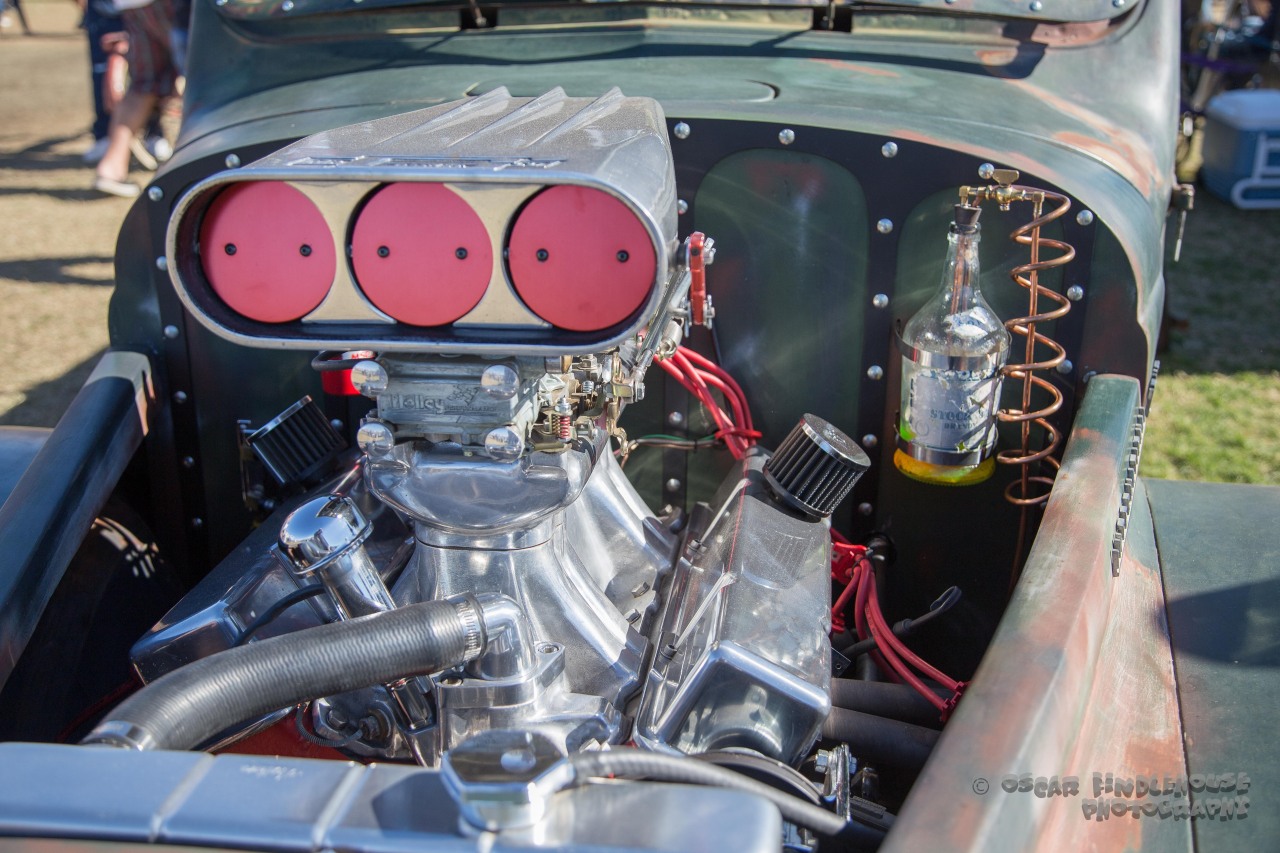 4-corner-idle:  1947 International Harvester pickup Vintage ratrod pickup? Check.