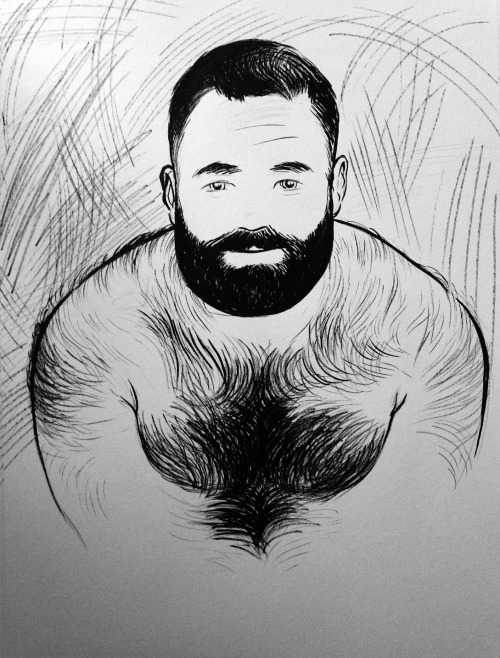 thedailydrawingproject:  Recherches pour les Ours de Paris, mardi 29 octobre2013 / marqueur sur papierby Olivier Flandrois - The daily drawing project