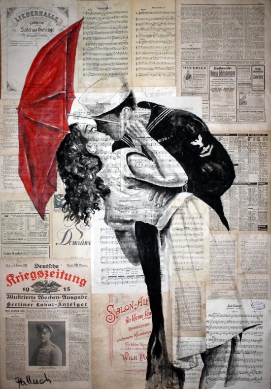 bestof-society6:  ART PRINTS BY KRZYZANOWSKI ART    The Train   The Wall   Umbrella 