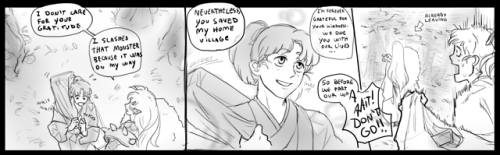 setecayounafeta:I recently stumbled upon @redsketches cool AU idea(comic1 & 2)  so of course I h