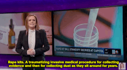 Micdotcom:  Watch: Samantha Bee Takes On Untested Rape Kits And The Cops And Politicians