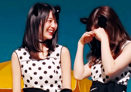 mochichan00: Maiyan x Ikuchan @ Mouse computer CM shooting