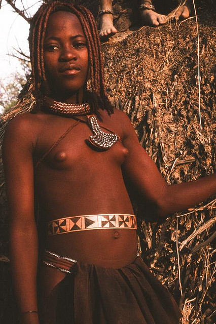 Porn photo Namibian Himba girl, by Georges Courreges.