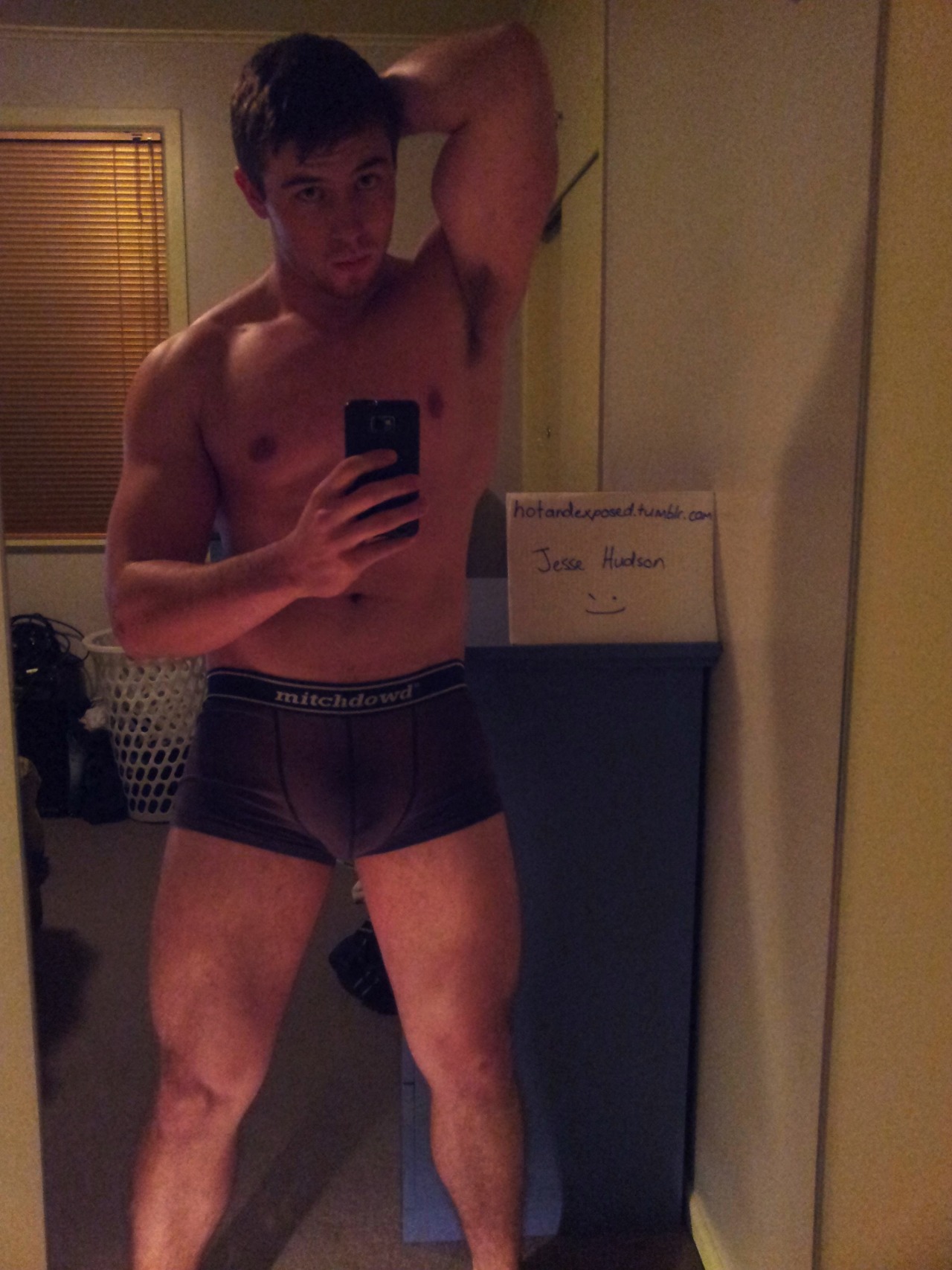 hotandexposed:  Meet the new “face” of hotandexposed: 20yo Jesse Hudson. This