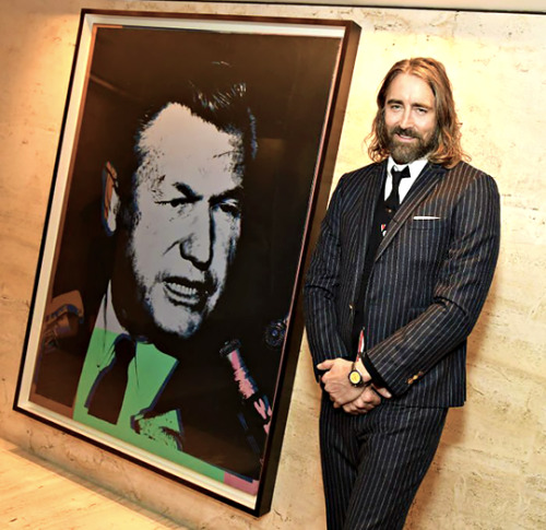LEE PACE At Thom Browne's 20th Anniversary Dinner On October 30, 2023 In New York City