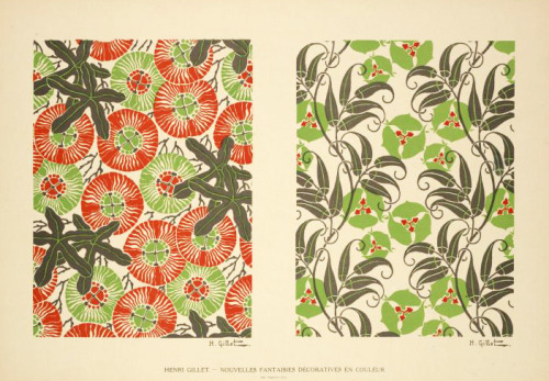 design-is-fine: Henri Gillet, Nouvelles fantasies décoratives, 1880-1920. France. Via NYPL