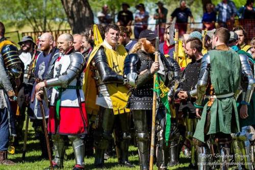 nerdofwar:Fighting at the Armored Combat League nationals. I kicked some ass and showed my 1 vs 1 sk