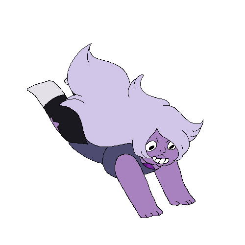 underwaterdoodles:  i am very bad at animating and god knows why i tried it but here have an amethyst gif