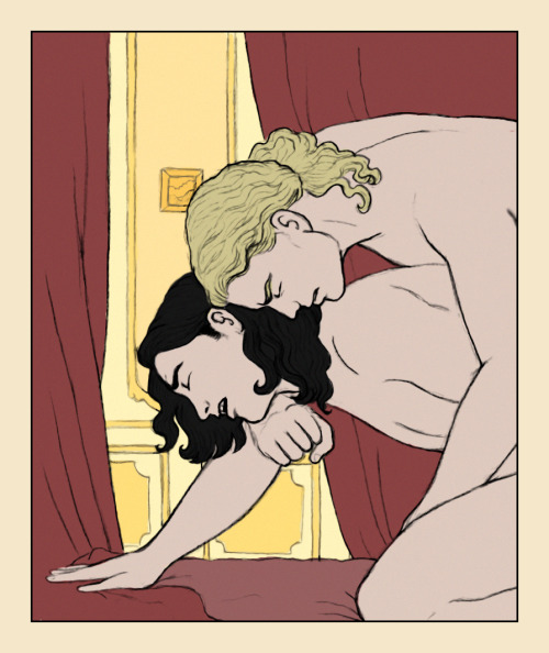 xxhellonursexx: REQUEST FILL #3: “Lestat/Louis making love” Requested by @leedlethecalfWell, here ya