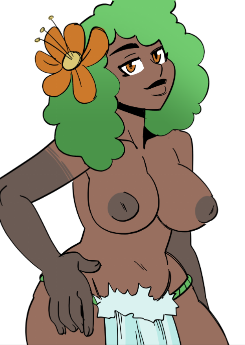 The topic of Mother Nature characters came up and I felt like doodling one. I basically