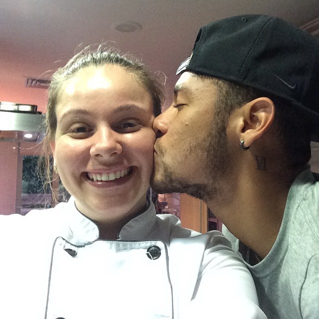 fzneymar:  Neymar &amp; Marcela  Photo posted by @neymarjr via instagram (22.09.2014)