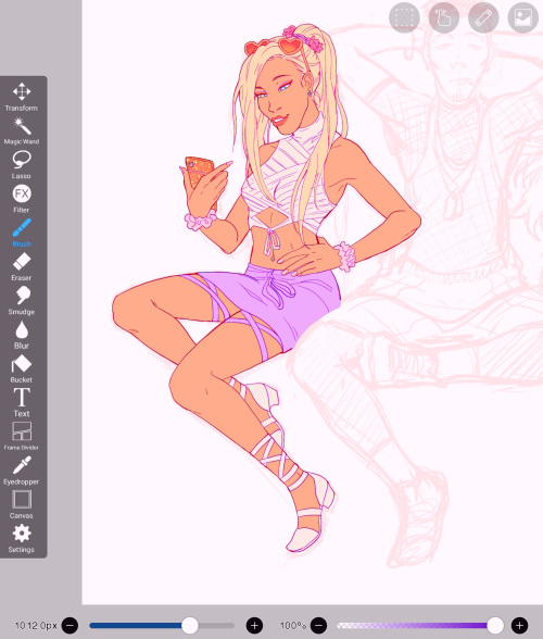 a little WIP :3c i just discovered ino is my favorite to draw, yesmy rules for team 10 include: ino 