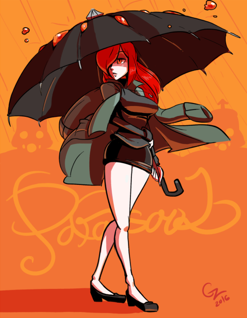 gigalithic:“ＥＧＲＥＴＳ， ＧＥＴ ＲＥＡＤＹ” It’s Parasoul! People were asking for her for a while! It’s really ha