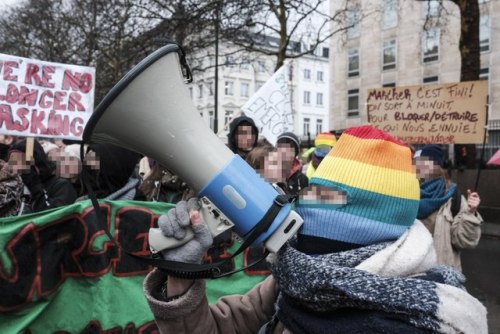 Brussels, 27 January 2019. Protest for climate justice! (Pictures from Alternative Libertaire Bruxel