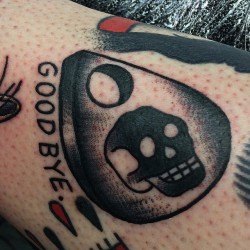 chrisjenkotattooer:  Thanks @katie_lawes #tattoo #traditionaltattoo #darkartists #blackworkers #bestblacktraditional #skull #ouija #realtattoos #uktta #mikeirons #ultimateskintattoo #ultimateskintattooshop 