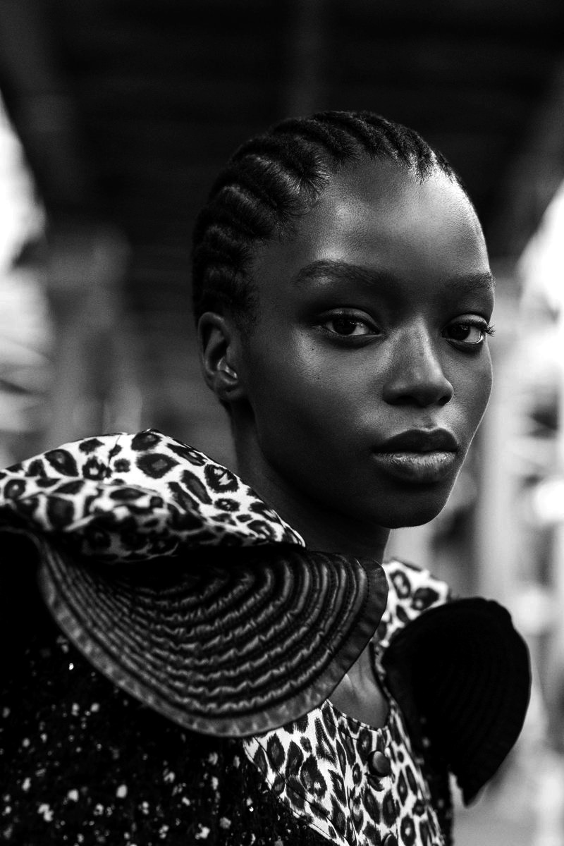 modelsof-color:Kyla Ramsey by Marco van Rijt for Numéro France Magazine - September