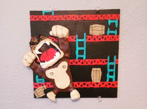 Some Canvas/clay Pieces I Did For My Sisters Birthday, Definitely Want To Make More.