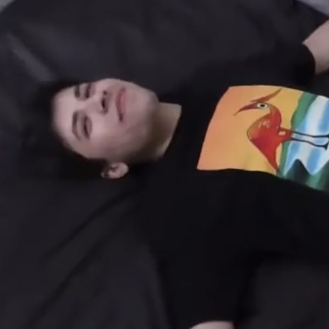 You Ever Flop Onto Your Bed In Your New Forever Home And Look Up At Your Boy Best Friend With This Expression?
