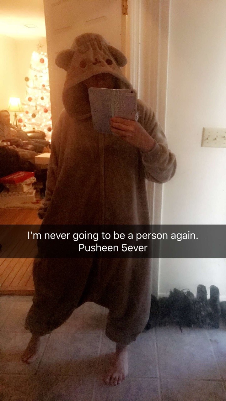 squishiepiggies:  I got a Pusheen kigurumi for Christmas so needless to say I live