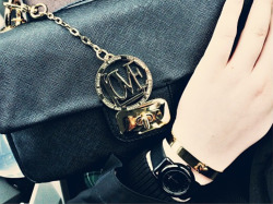 Moschino bag, Marc by Marc Jacobs watch,