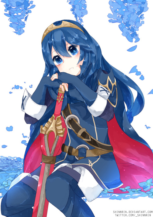  FE: Heroes has gotten me into Fire Emblem again. I drew my fav girl Lucina wwwww 