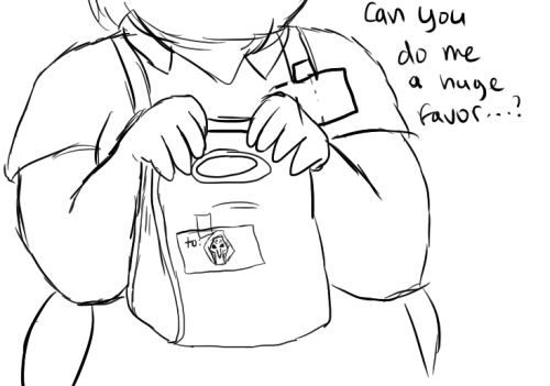 pudgeydoodles:  With the holidays coming up, I thought maybe Mr. Reyes would appreciate a bit of seasonal food. I hope he liked them.