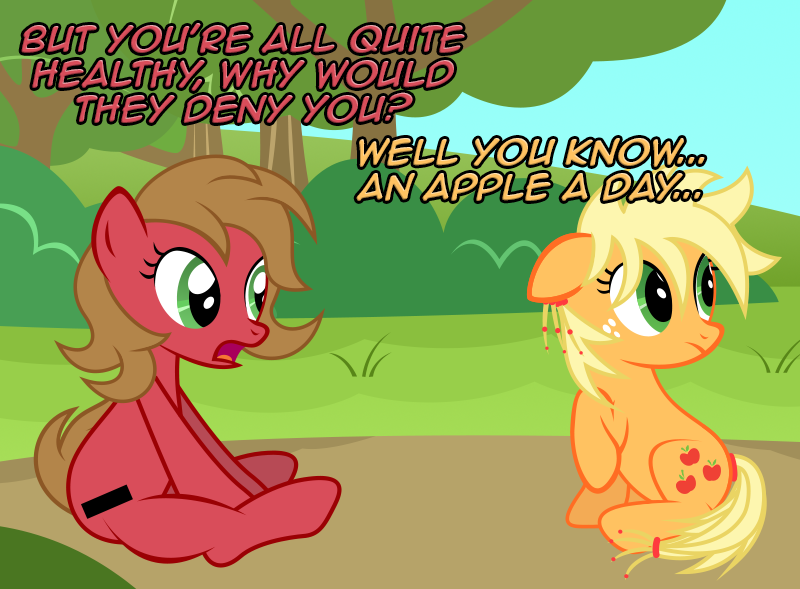 askpun:  That’s really not fair on poor Applejack, but if my math is right they’ve