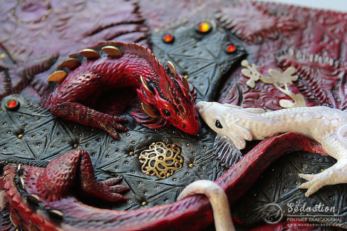 culturenlifestyle:  Handcrafted Fairytale Book Covers by Mandarin DuckJewelry designer Aniko Kolesnikova, best known as Mandarin Duck is recognized for her whimsical, sophisticated, ornate work featuring mystical and exotic creatures, such as owls