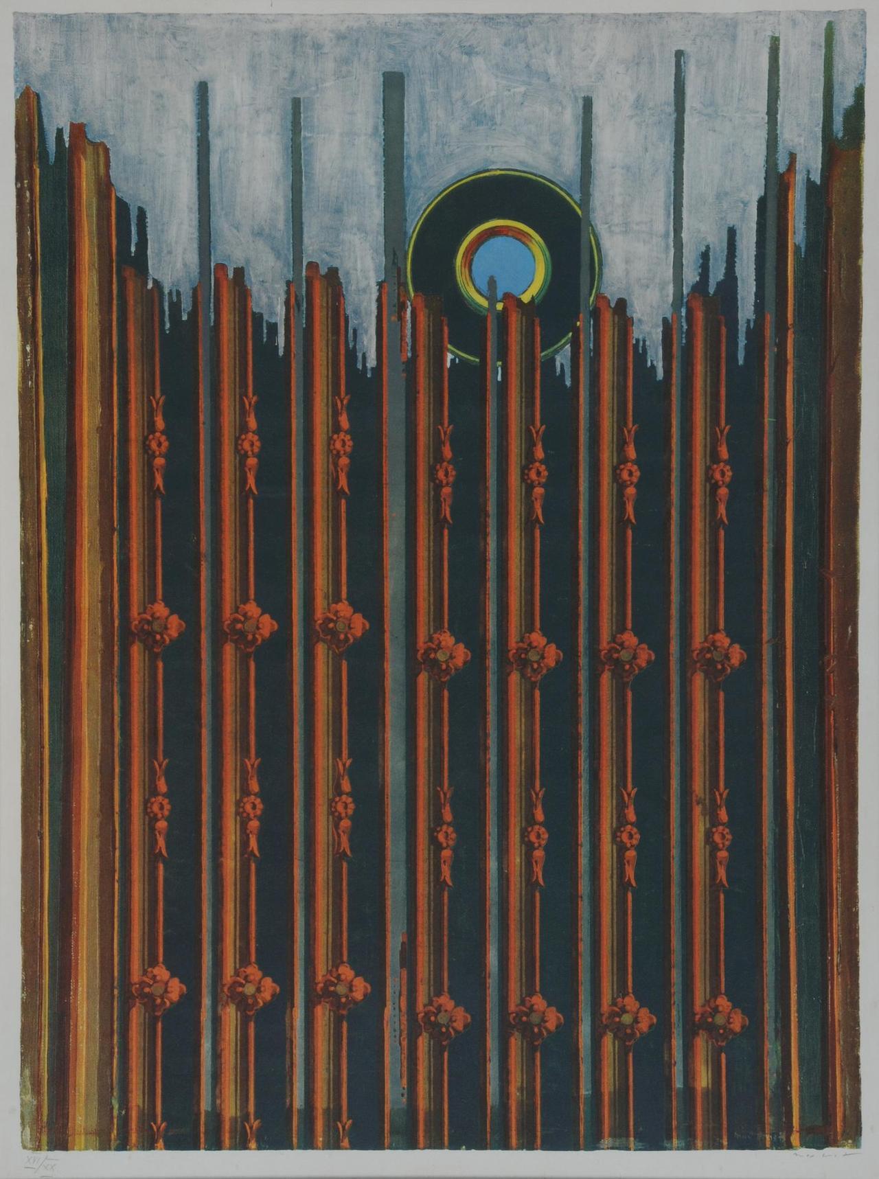 theegoist:Max Ernst (German, 1891–1976) - After. Mur et soleil, Silkscreen printed