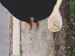 jelbertson:  Boots to match muh coffee. 