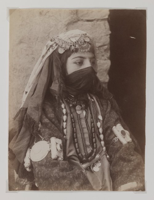 Portrait of Female Member of Shah&rsquo;s Family, One of 274 Vintage Photographs, late 19th-earl