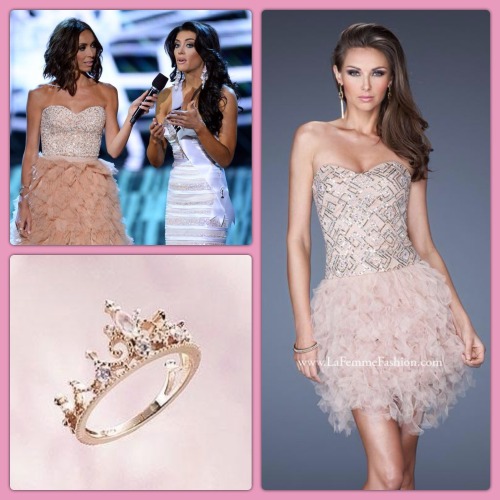 Throwback to Giuliana Rancic’s gorgeous dress in the Miss USA 2013 pageant! Get her look with 