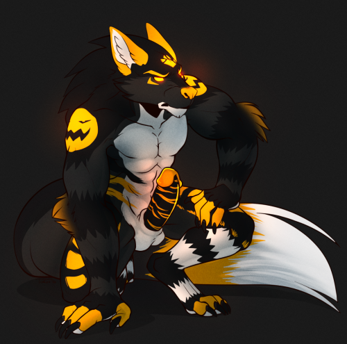 yiffsourcecentral-male:   Somethin Somethin Halloween by Toros