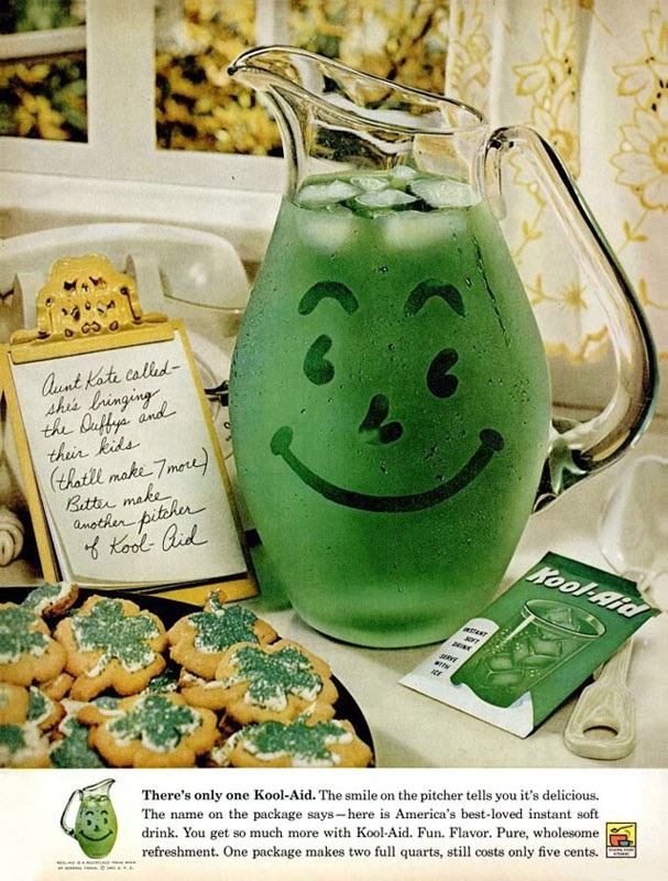 1961 St. Patrick’s Day Kool-Aid ad