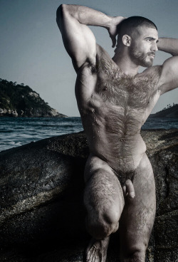 dadsboysbears:  dadsboysbears: Lots of Dads Boys Bears Musclebears Redheads Black Men (all over 18)  Follow me at Dads Boys Bears Reds Blacks.   OMG this is one exceptionally handsome, hairy, sexy man.  Physically ideal for what I like and want in