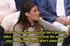 lizard-on-ice:  “How was it working together after divorce?”       