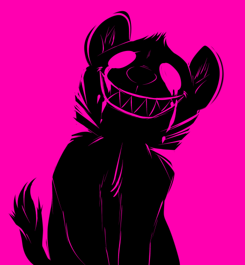 sparkleseal:Laughing hyena, you burst into laughter! You burst into profanity, forget your arid smel