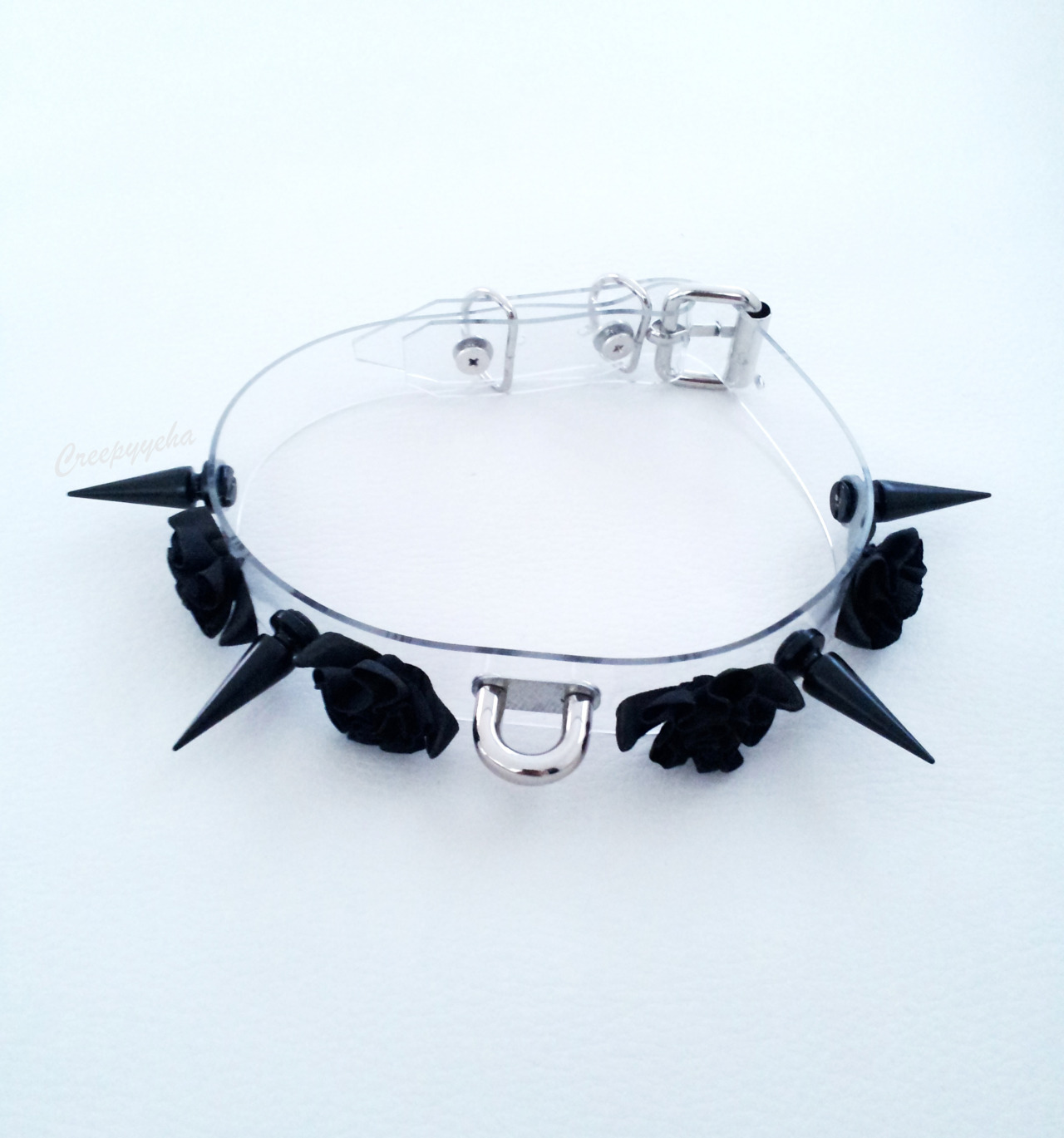 creepyyeha:  Clear Babydoll Choker @ Creepyyeha 