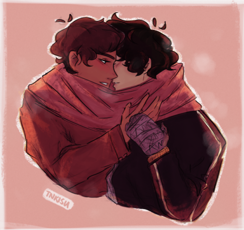 tnkisu: baby, its cold outside r they blushing or is it just the weather ..? mmm.. we might never kn