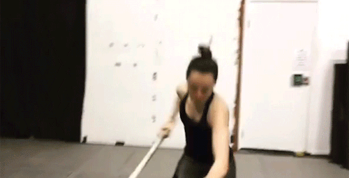 backstageleft: micdotcom: Watch: Daisy Ridley’s jedi-esque wushu skills show just how aligned 
