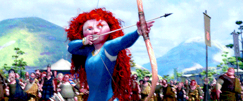 kristannaofarendelle:I am Merida. First born descendant of Clan Dun Broch, and I’ll be shooting for 