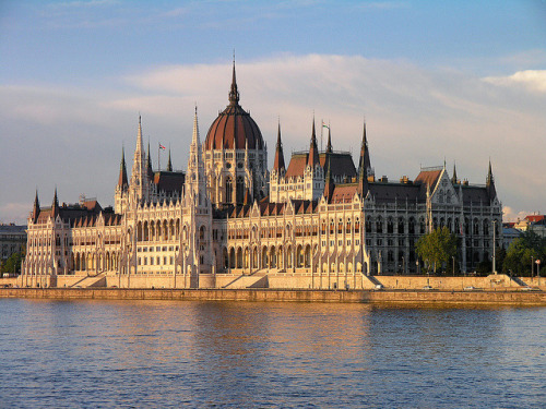 The Parliament building - Budapest, Hungary.