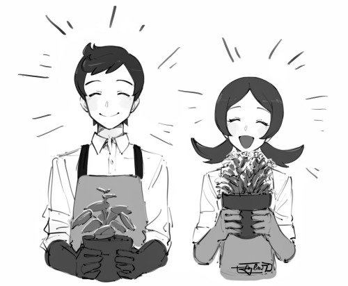 (High school AU) Gardening club